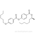 Bensoesyra, 4- (hexyloxi) -, 4 - [[[(lS) -1-metylheptyl] oxi] karbonyl] fenylester CAS 87321-20-8